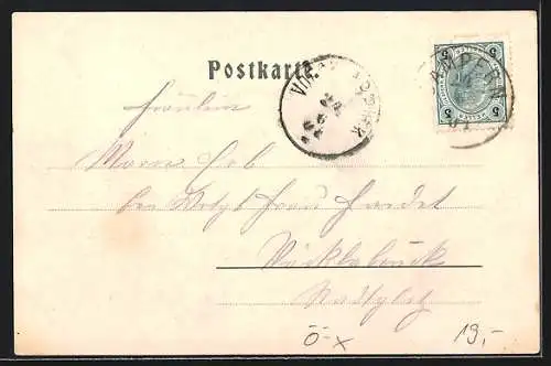 AK Gampern, Platz und Ortsansicht