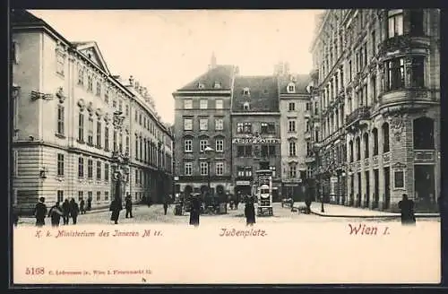 AK Wien, K. k. Ministerium des Inneren No. II am Judenplatz