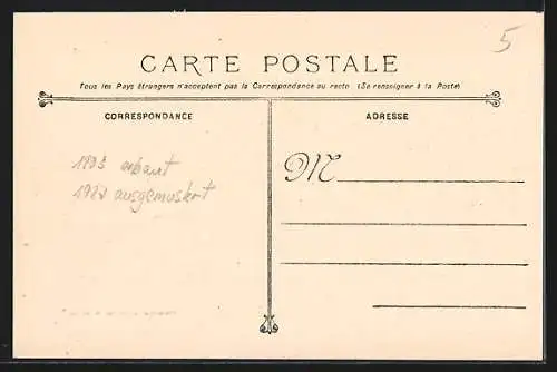 AK Kriegsschiff Cuirassé à tourelles Patrie, Marine Militaire Francaise
