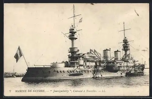 AK Cuirasse a Tourelles Jaureguiberry, Kriegsschiff