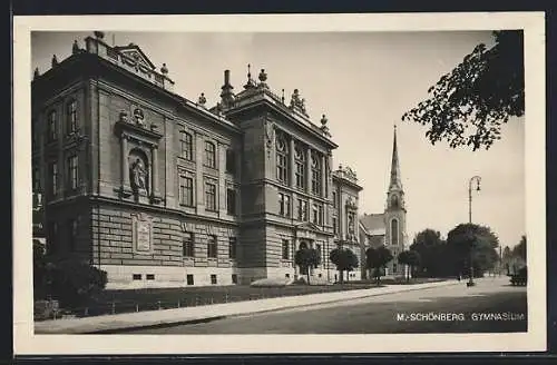 AK M.-Schönberg /Obersudetengau, Gymnasium