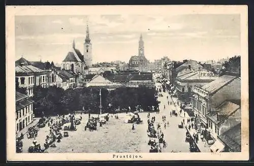 AK Prostejov, Markttag am Marktplatz