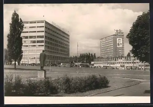 AK Gottwaldov, The factory quarters viewed from Masaryk schools