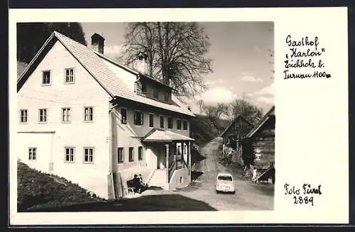 AK Eichholz bei Turnau, Gasthof Karlon mit Strasse