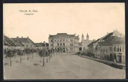 AK Tulln, Hauptplatz mit Kirche