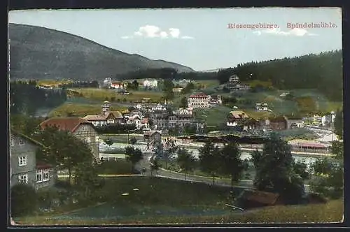 AK Spindelmühle / Spindleruv Mlyn, Teilansicht der Ortschaft