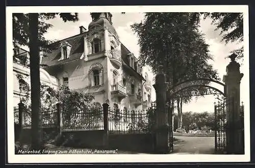 AK Marienbad, Hotel Panorama