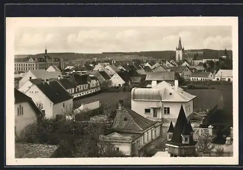 AK Blatná, Panorama der Ortschaft