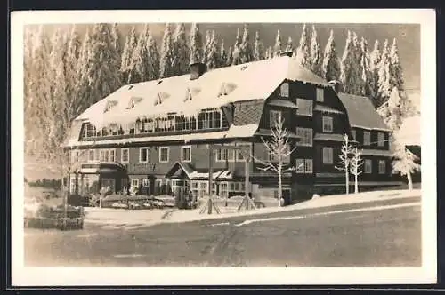 AK Orlické hory, Horsky hotel Serlissky Mlyn, Hotelier Lad. Trtik