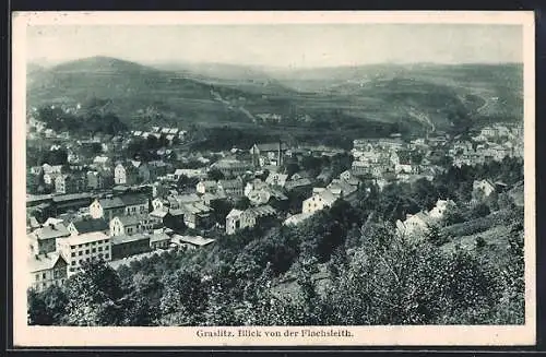 AK Graslitz, Blick von der Flachsleith auf den Ort