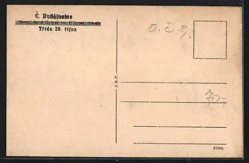 AK Budweis / Ceske Budejovice, Trida 28. rijna