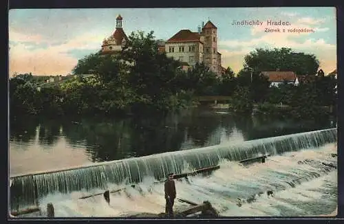 AK Neuhaus / Jindrichuv Hradec, Zamek z Vodopadem, Zamek