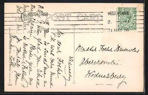 AK Mädchen in Tracht wirft einen Brief ein