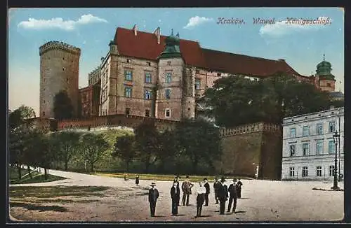 AK Krakau-Krakow, Wawel - Königsschloss