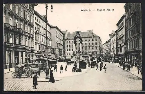 AK Wien, Hoher Markt, Strassenansicht