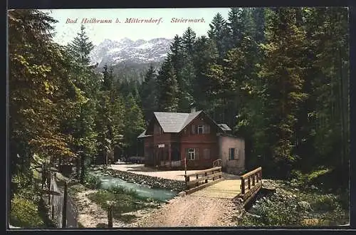 AK Bad Mitterndorf, Gasthaus Bad Heilbrunn