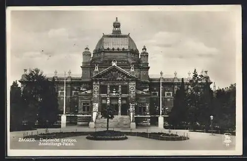 AK Zagreb, Ausstellungs-Palais