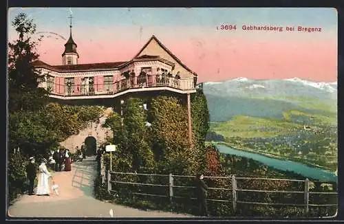 AK Bregenz, Gebhardsberg, Burg und Kirche