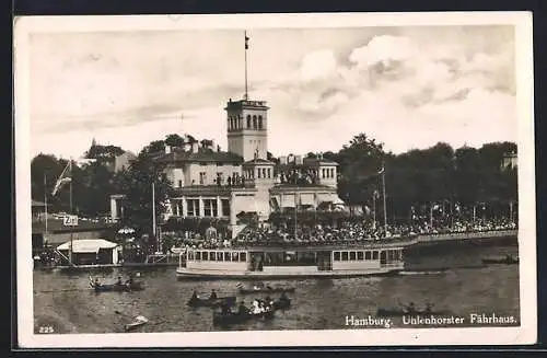 AK Hamburg, am Uhlenhorster Fährhaus