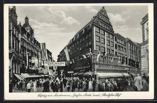 AK Leipziger Messe, Grosser Reiter und Stentzlers Hof