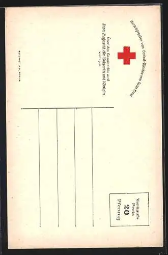 AK Paul von Hindenburg mit seiner kaiserlichen Hoheit