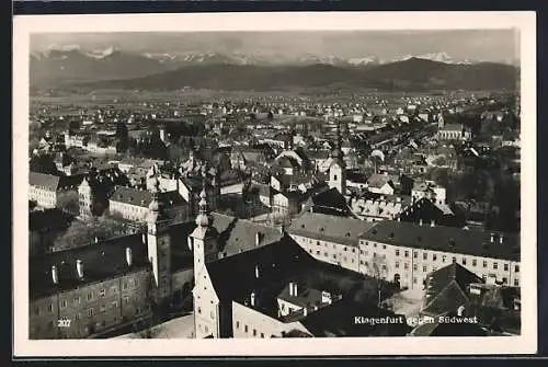 AK Klagenfurt, Ansicht gegen Südwest