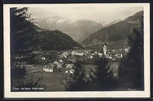 AK Ober-Vellach, Ortschaft und Kirche