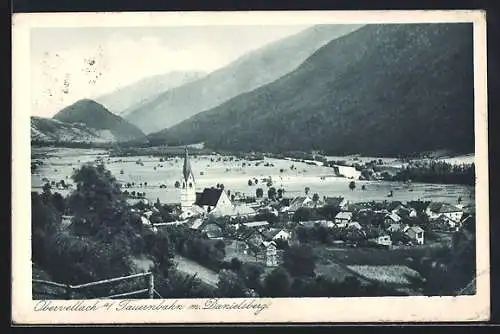 AK Obervellach a. Tauernbahn, Ansicht mit Danielsberg