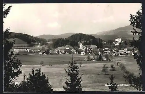 AK Moosburg, Ansicht vom Wald aus