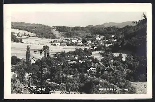 AK Himmelberg, Ortsansicht vom Wald aus