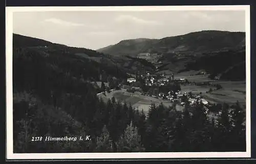 AK Himmelberg, Ortsansicht aus der Vogelschau