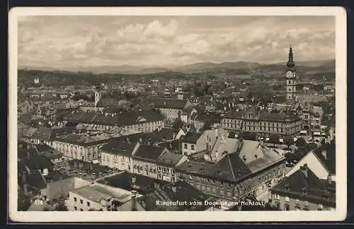 AK Klagenfurt, Aussicht vom Dom gegen Nordost