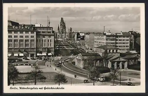 AK Berlin-Schöneberg, Wittenberg-Platz mit Gedächtniskirche