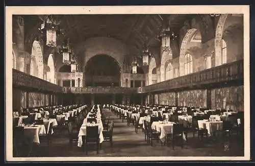 AK Berlin-Tiergarten, Weinhaus Rheingold, Innenansicht des Kaiser-Saal, am Potsdamer Platz