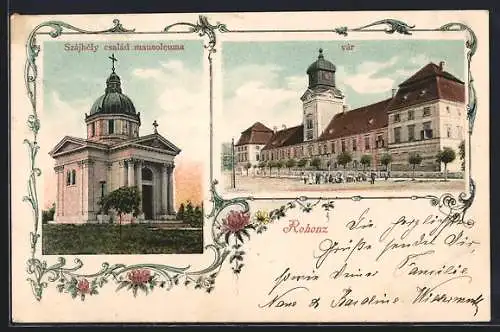 AK Oberpullendorf, Rohonczy Var, Szajbely csalad mausoleuma