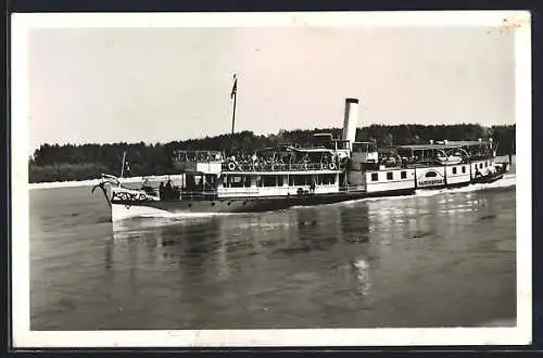 AK Binnenschiff Franz Schubert auf der Donau, Erste Donau-Dampfschifffahrts-Gesellschaft