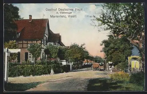 AK Marienfeld / Harsewinkel, Gasthof Deutsches Haus, Inh. A. Viehmeyer