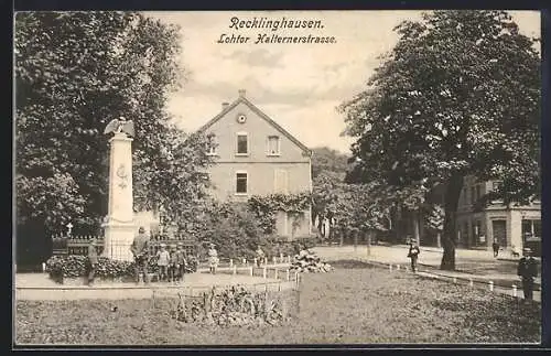 AK Recklinghausen, Lohtor Halternerstrasse, Denkmal