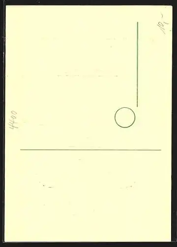 Künstler-AK Münster /Westf., 100 Jahre Städt. Ratsgymnasium 1951, Wappen