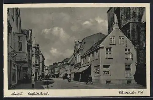 AK Aurich /Ostfriesland, Strasse der SA