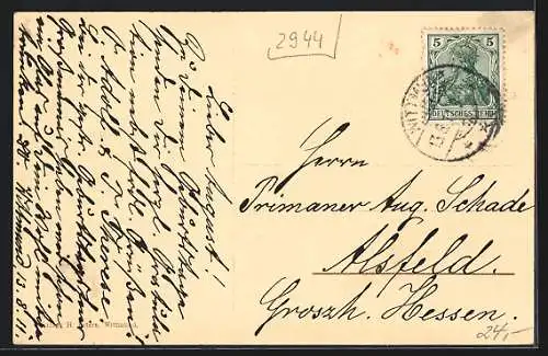 AK Wittmund, Partie an der Osterstrasse