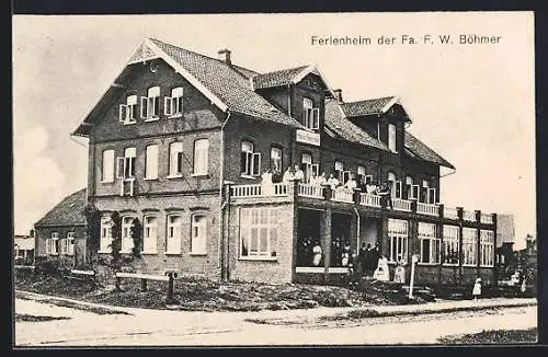 AK Langeoog, Ferienheim der Fa. F. W. Böhmer