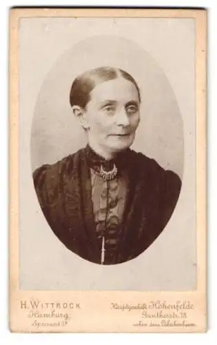 Fotografie H. Wittrock, Hamburg, Speersort 5, Marie Küster im Porträt