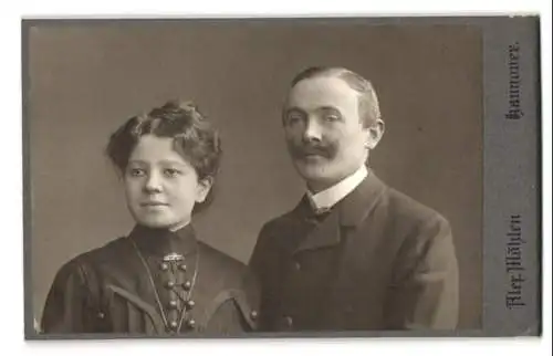 Fotografie Alex Wöhler, Hannover, Georgsplatz, Willy und Frieda Küster im Porträt