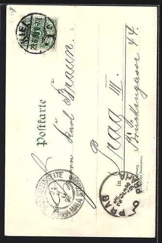Lithographie Turner mit Hantel, Turnvater Jahn, Turner-Wappen