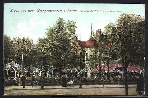 AK Berlin-Tiergarten, Restaurant Kronprinzenzelt I, In den Zelten I.