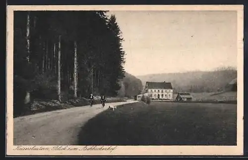 AK Kaiserslautern, Blick zum Aschbacherhof mit Landstrasse