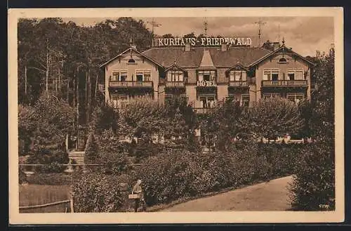 AK Friedewald / Sachsen, Hotel mit Anlagen