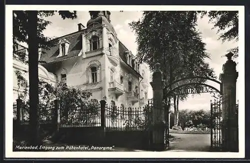 AK Marienbad, Hotel Panorama