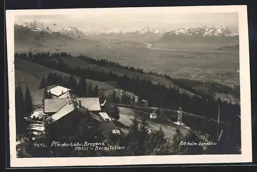 AK Bregenz, Hotel und Bergstation Pfänderbahn